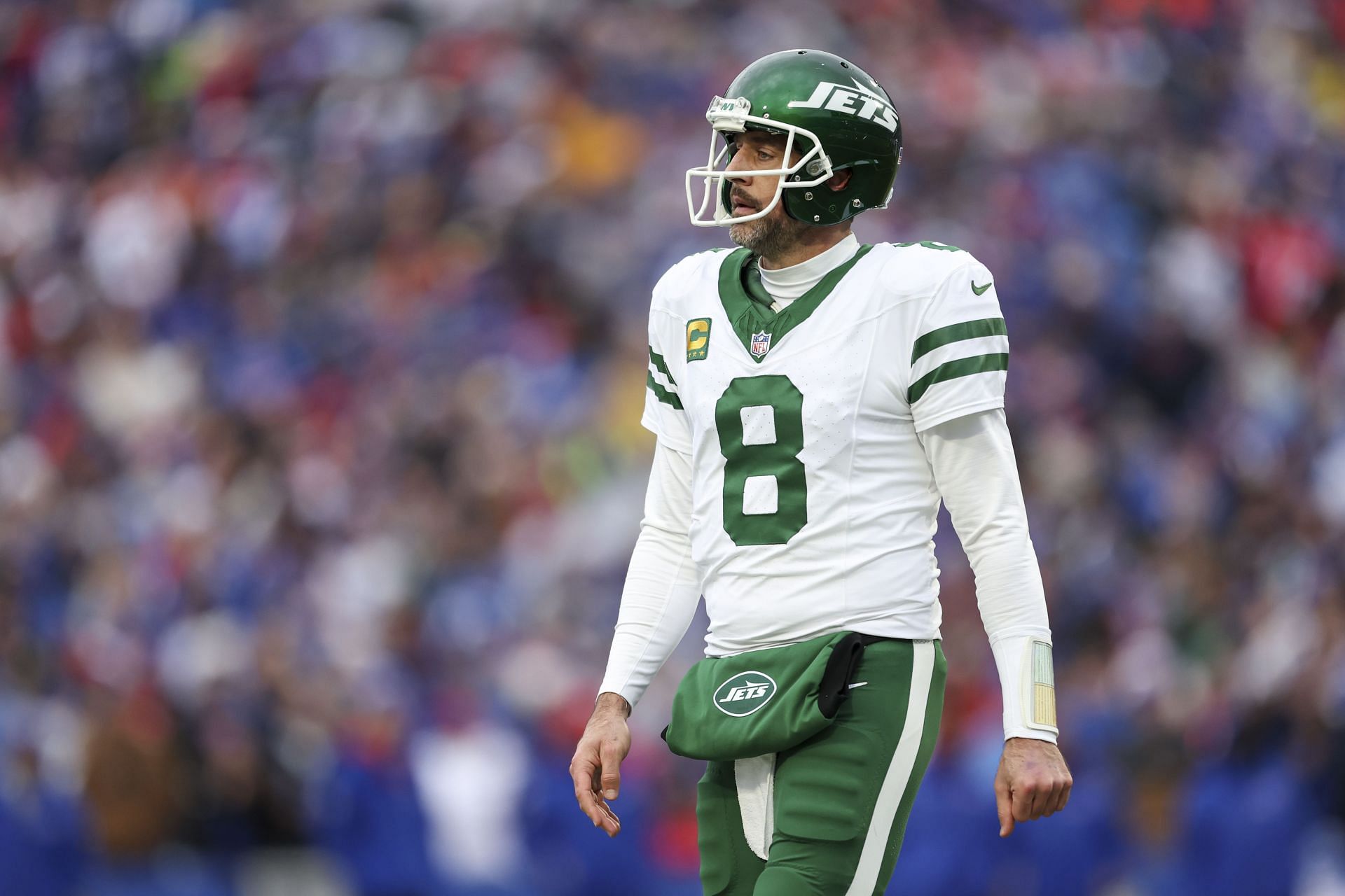 Former New York Jets QB Aaron Rodgers - Source: Getty